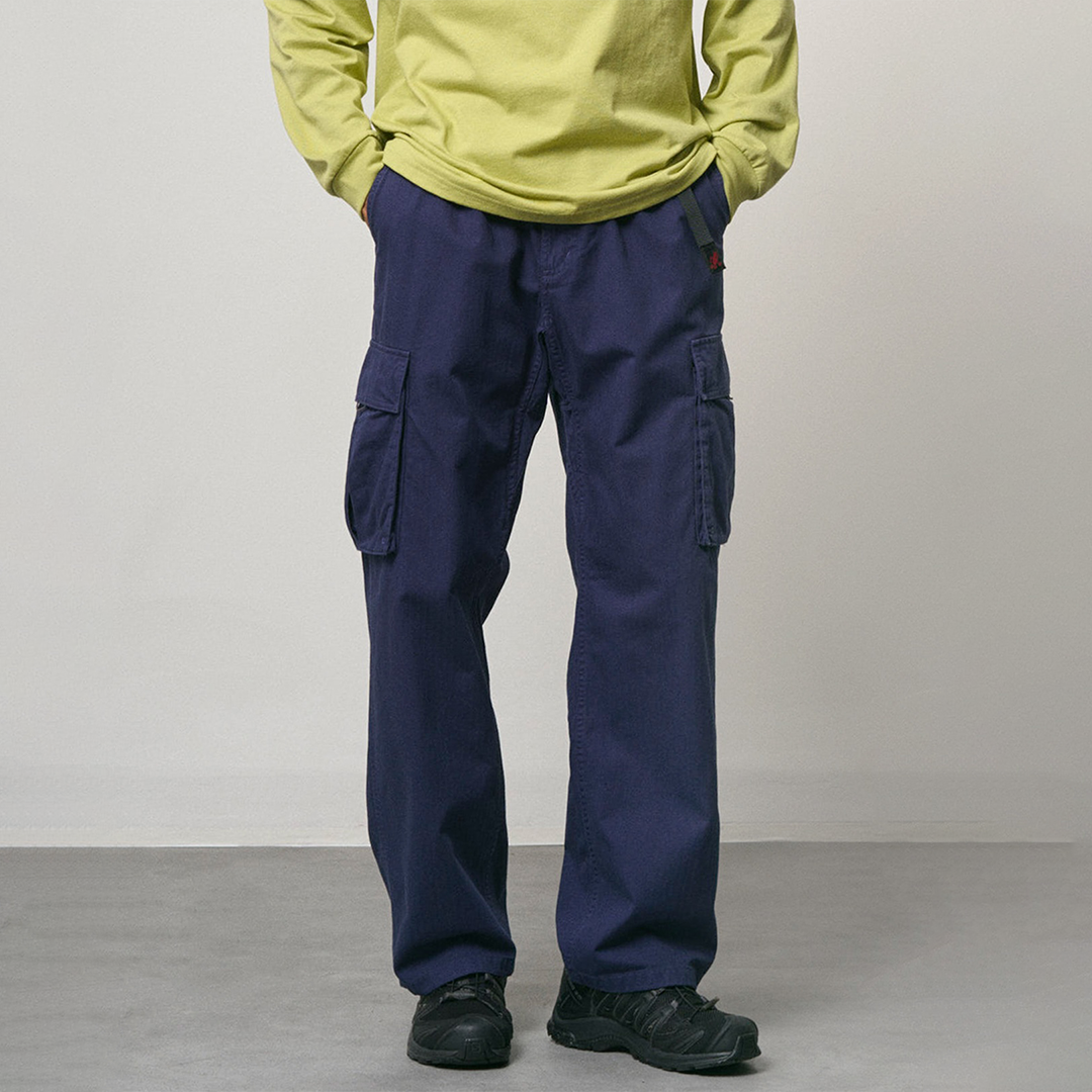 Gramicci Herringbone Cargo Pant Navy