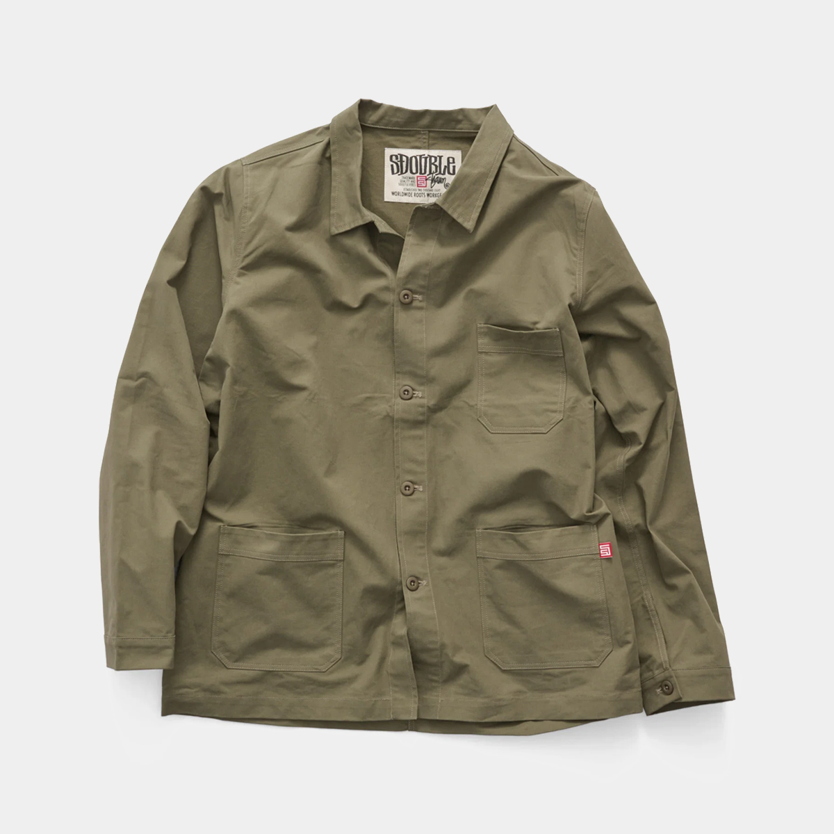 S/DOUBLE Chore Coat Army Green