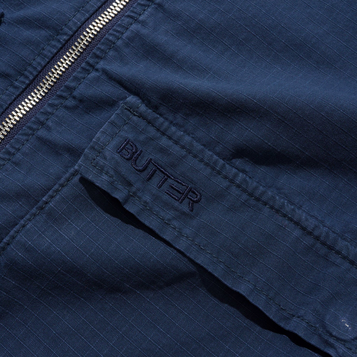 Butter Ripstop Chore Jacket Washed Navy