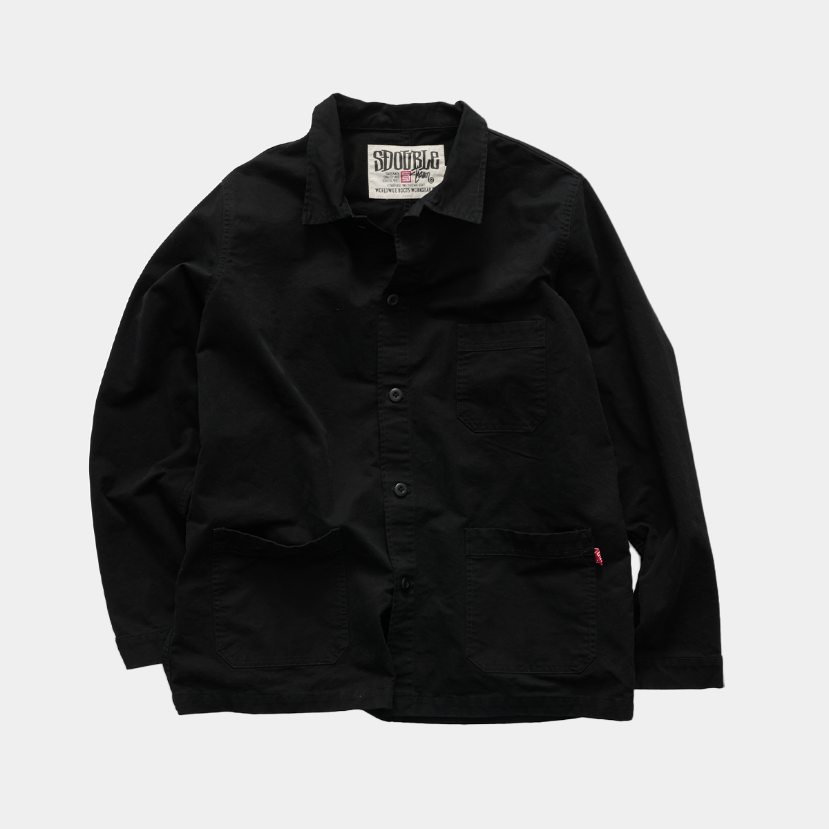 S/DOUBLE Chore Coat Black