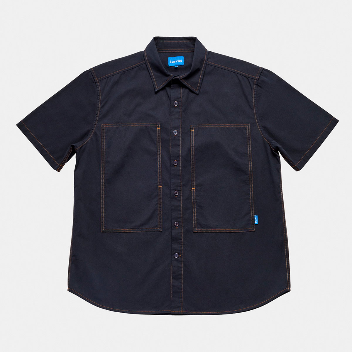 Larriet Cliff Short Sleeve Shirt Navy