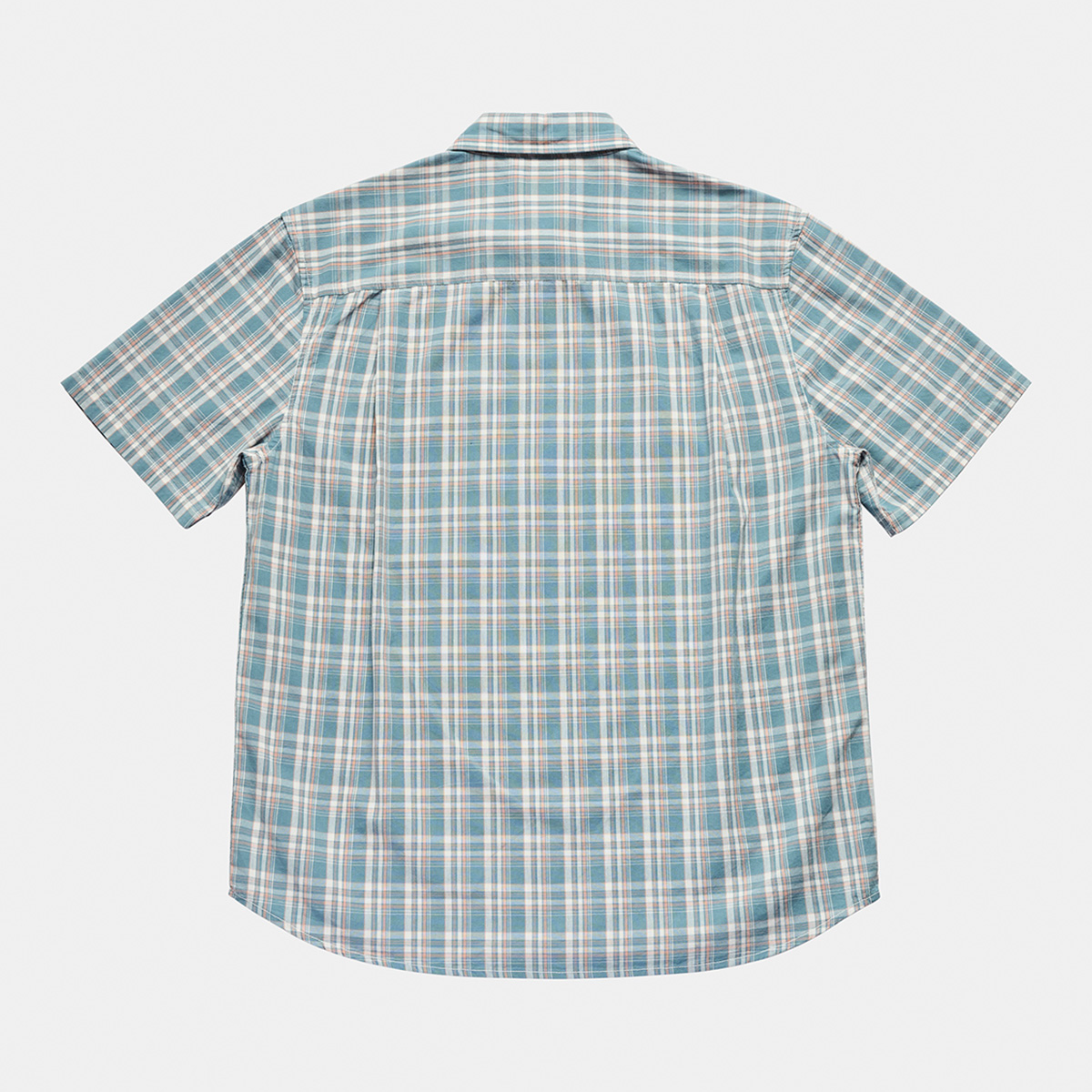 Larriet Cliff Short Sleeve Shirt Petrol Plaid