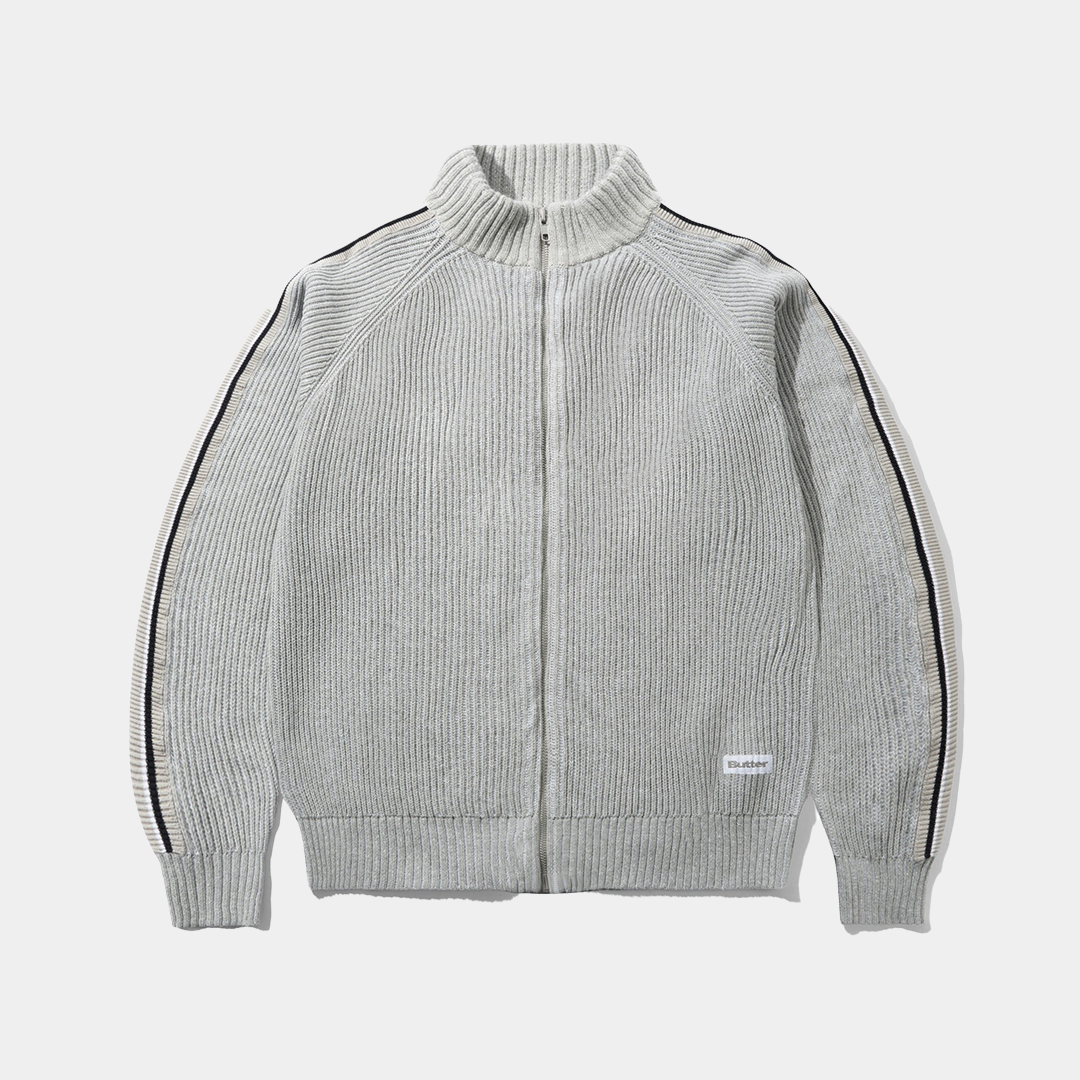 Butter Club Zip-Thru Knit Ash