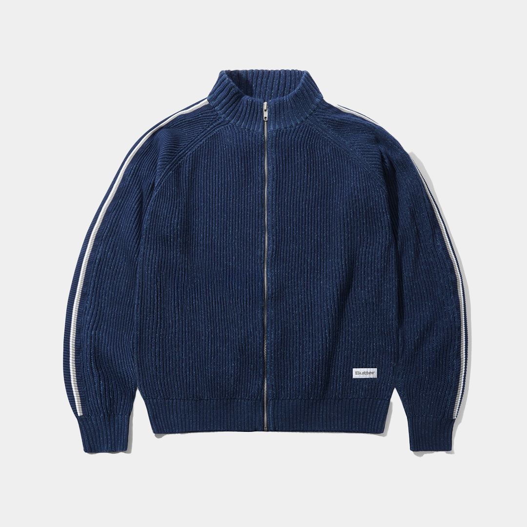 Butter Club Zip-Thru Knit Navy