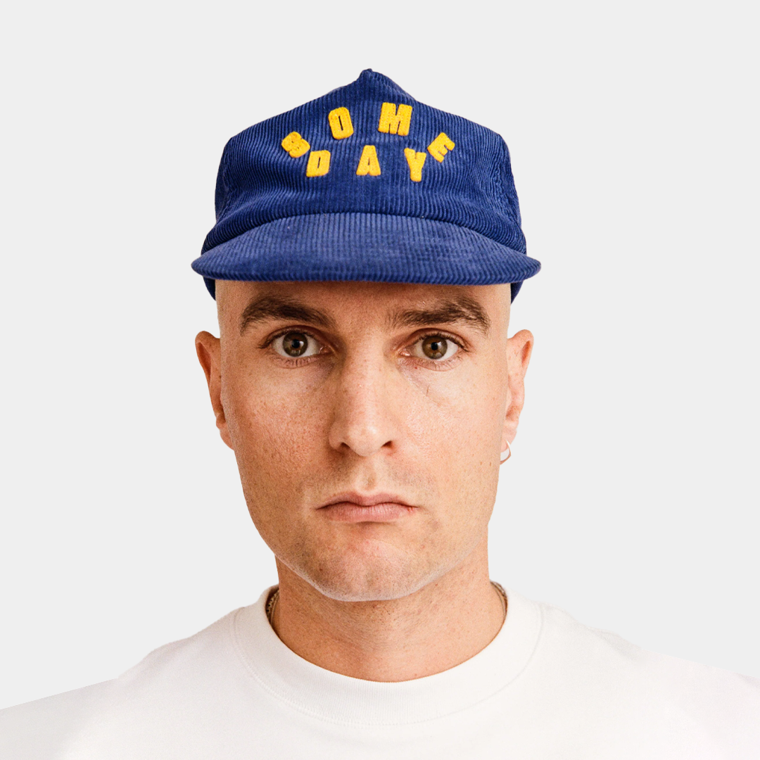 Someday Spellout Ballcap Cobalt Cord