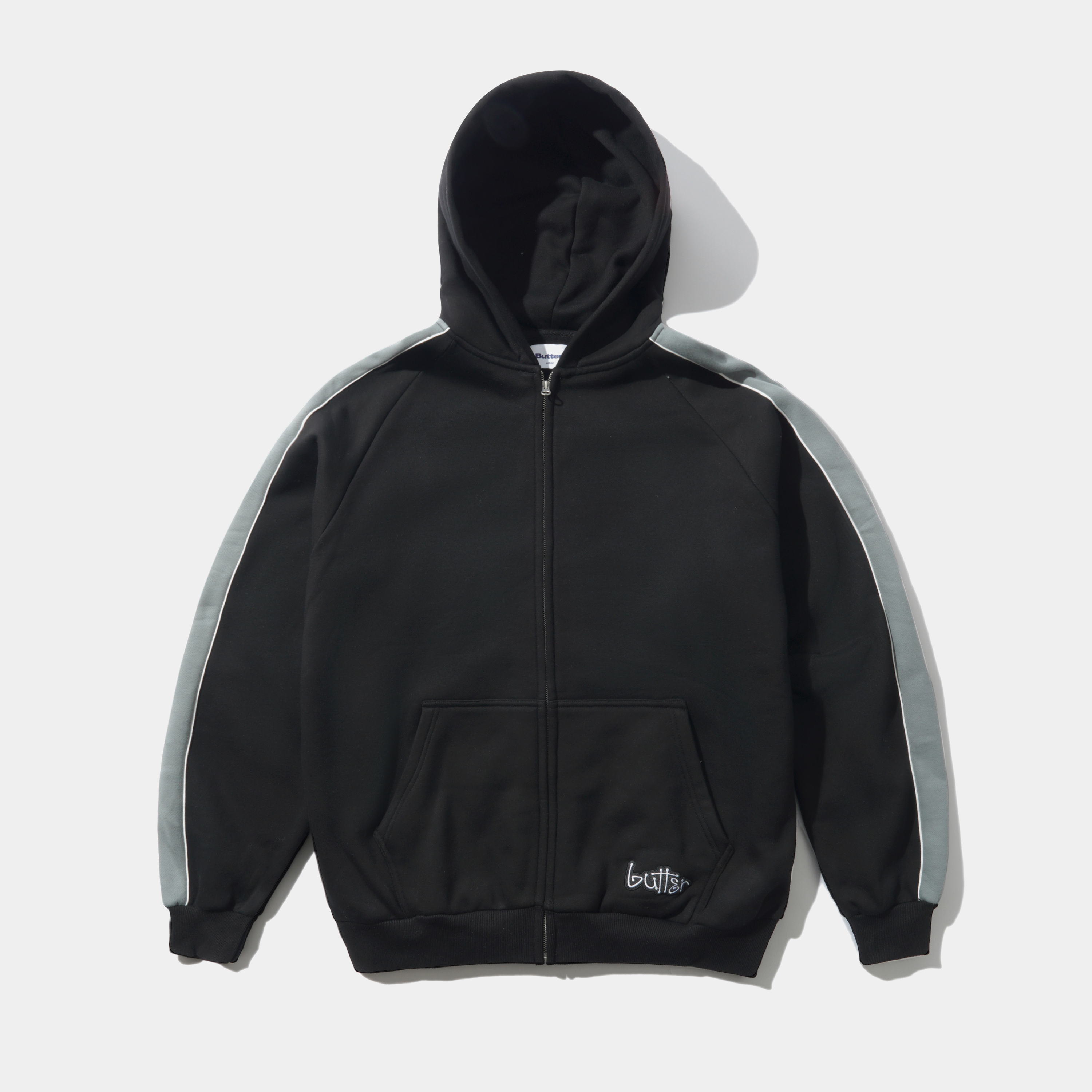 Butter Connection Zip-Thru Hood Black