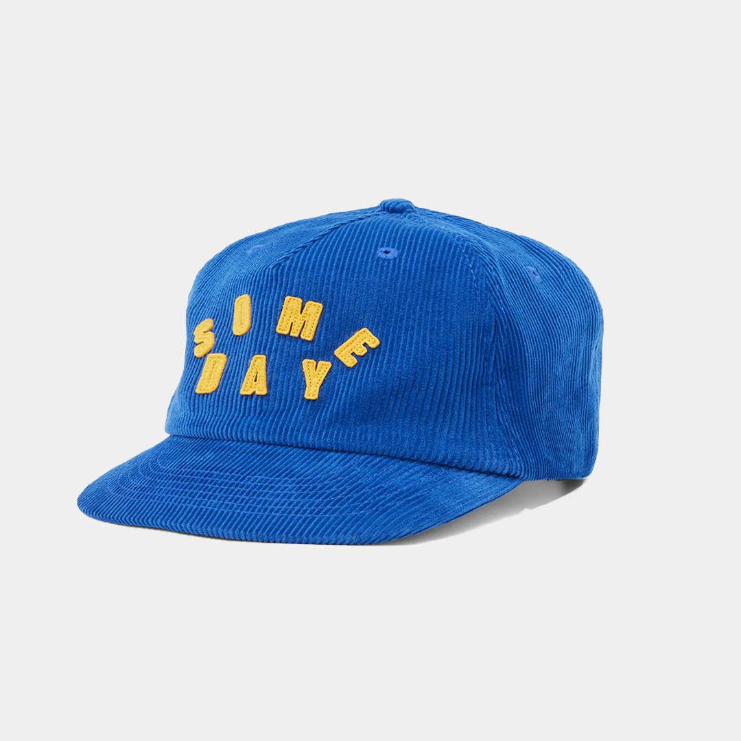 Someday Spellout Ballcap Cobalt Cord