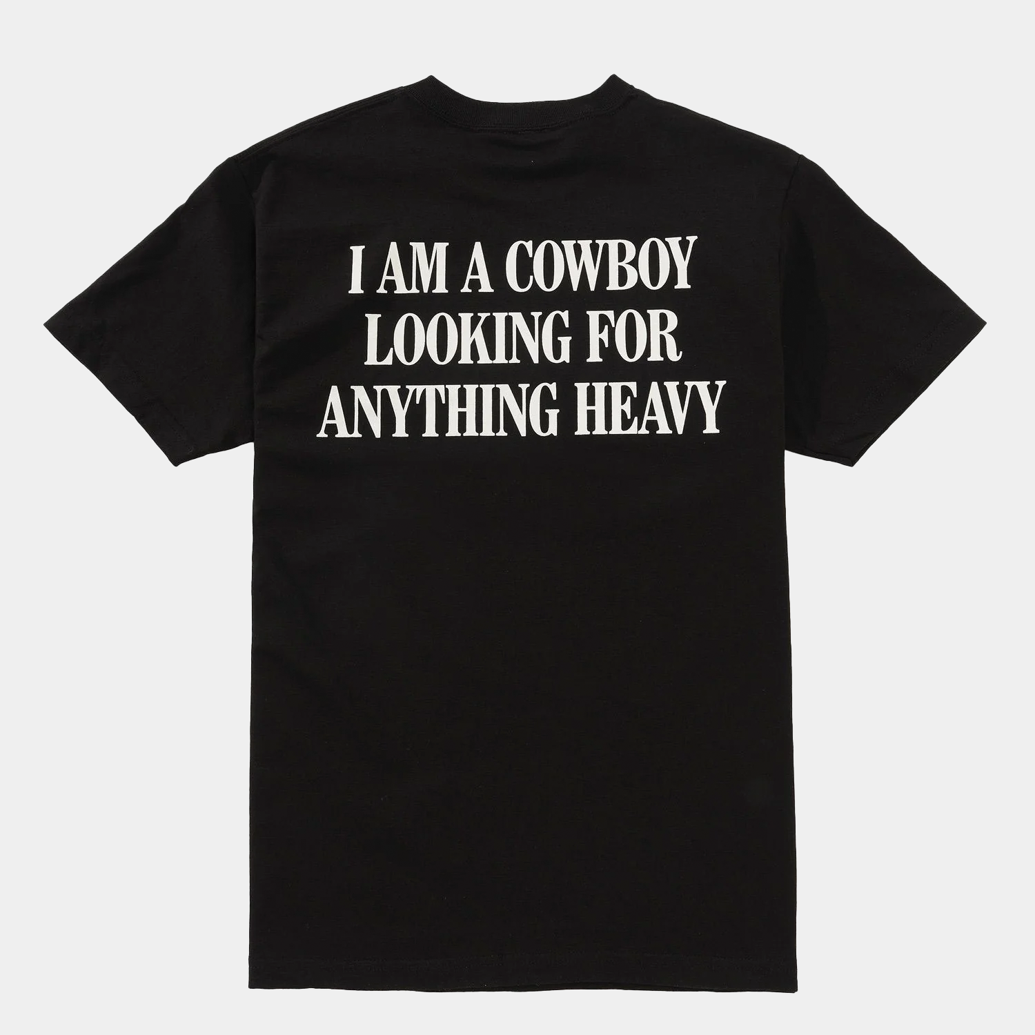Screwface Cowboy Tee Black