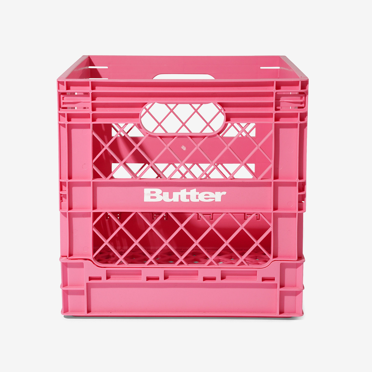 Butter Collapsable Record Crate Pink