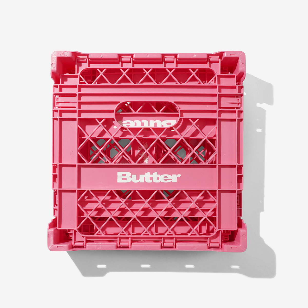 Butter Collapsable Record Crate Pink