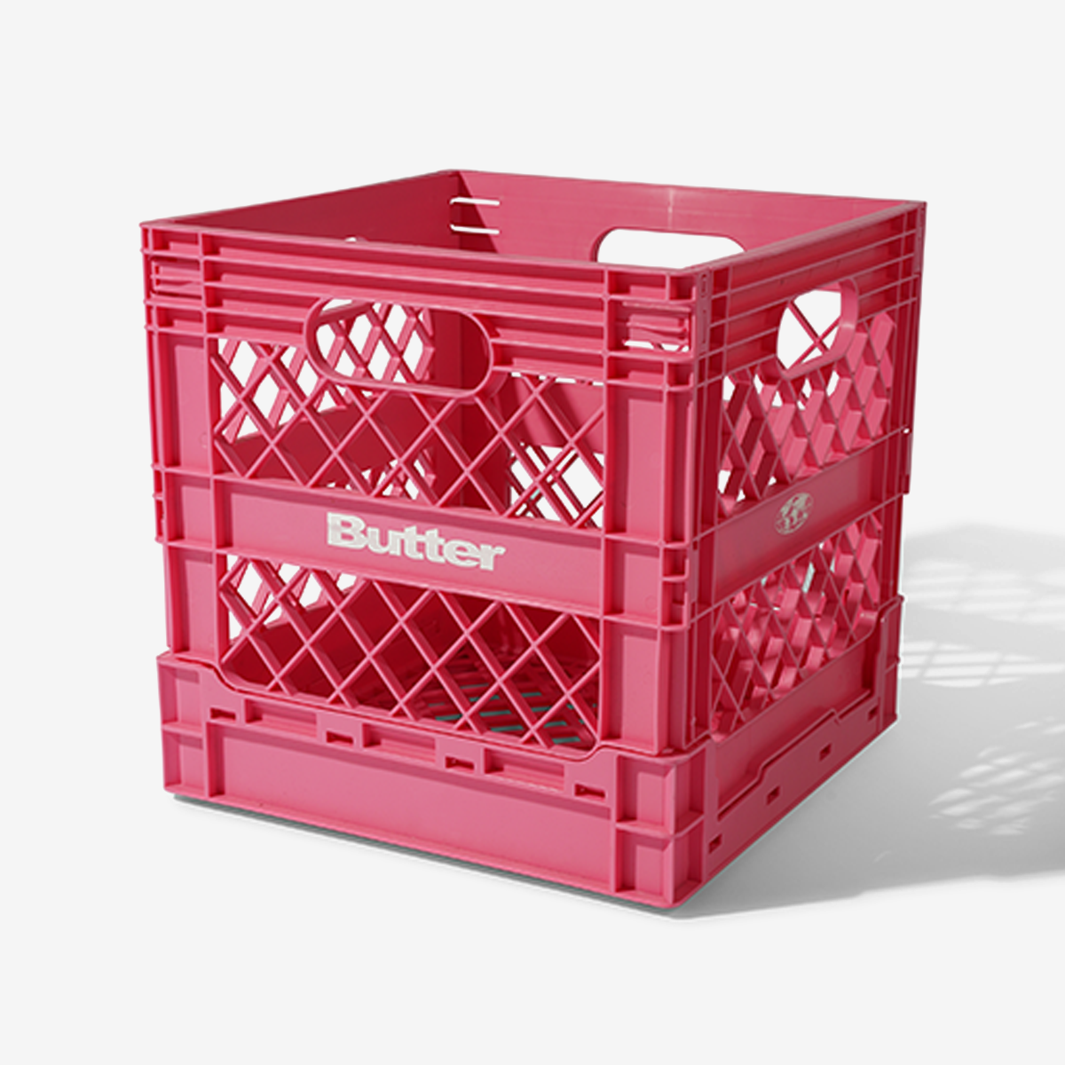 Butter Collapsable Record Crate Pink