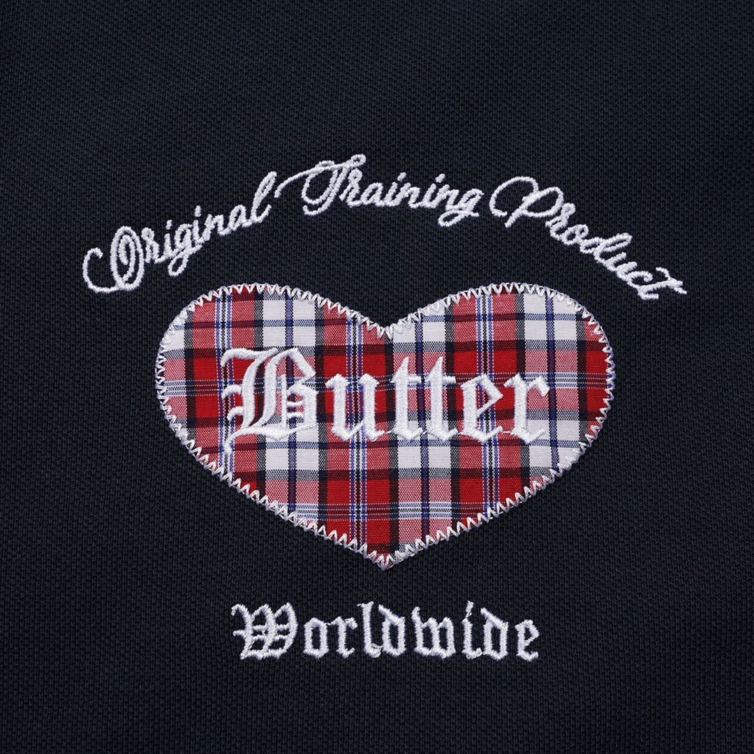 Butter x Umbro Crest Polo Navy