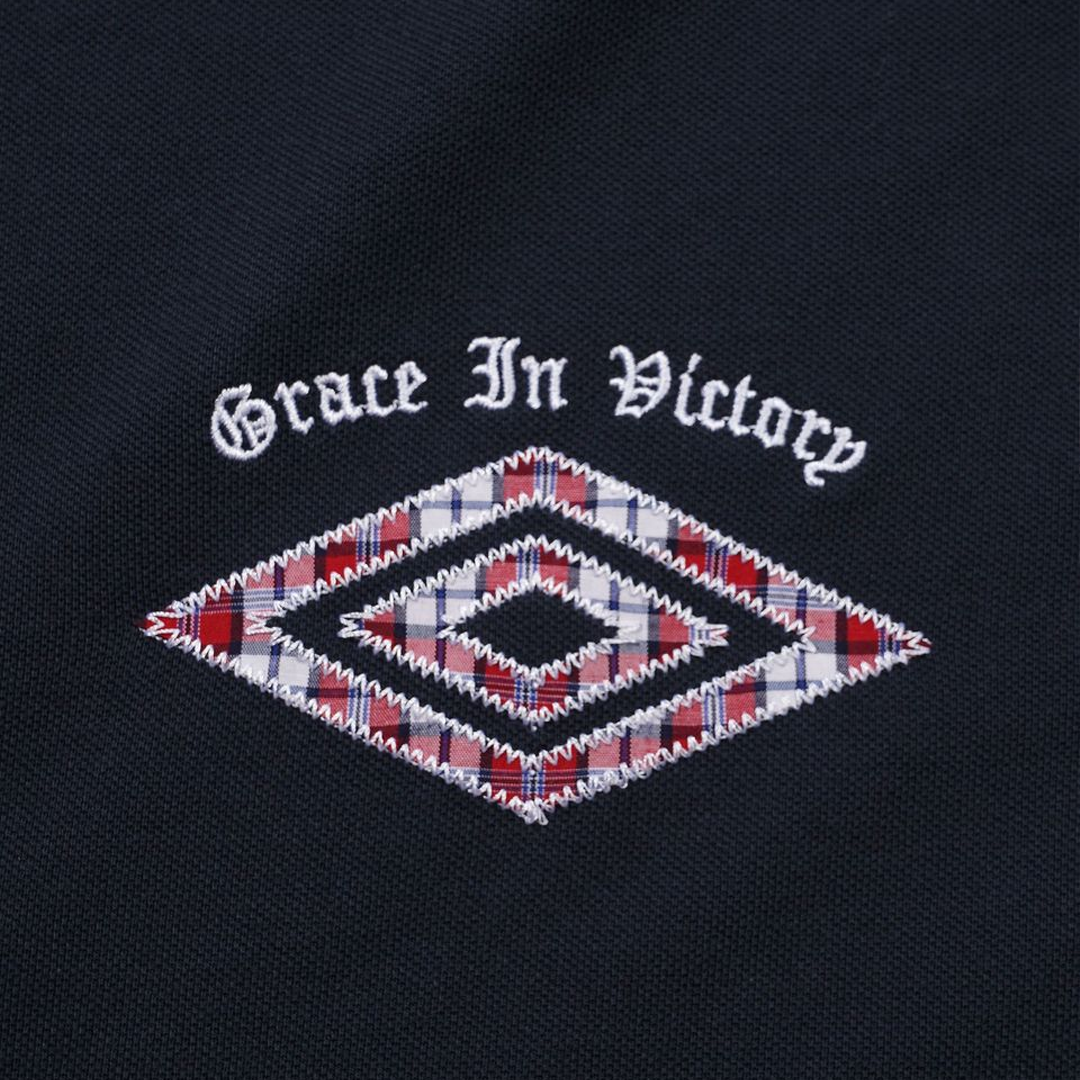 Butter x Umbro Crest Polo Navy