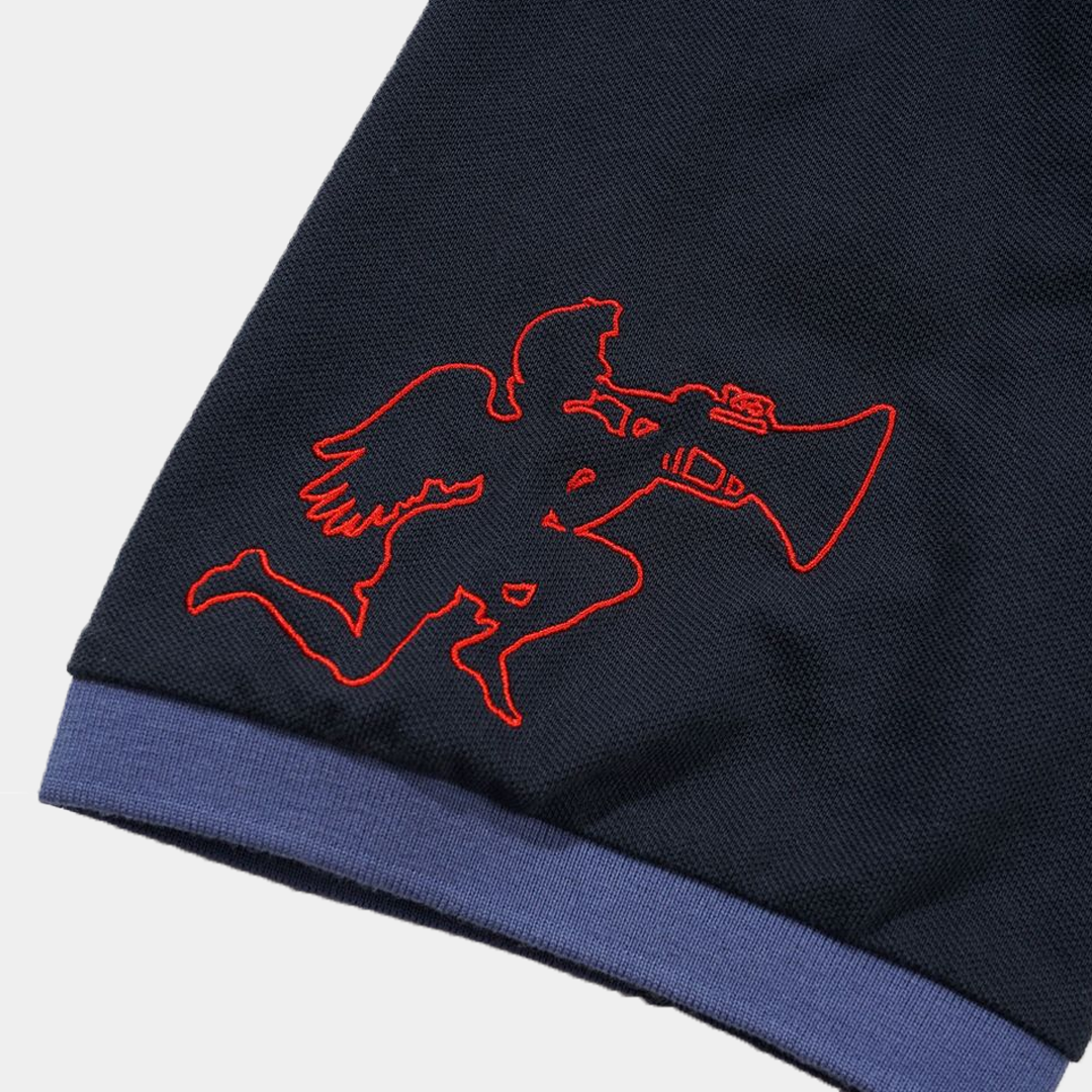 Butter x Umbro Crest Polo Navy