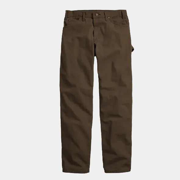 Dickies Canvas Utility Carpenter Pants Rinsed Timber