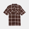 Dickies Down South SS Relaxed Fit Camp Collar Shirt Timber Brown