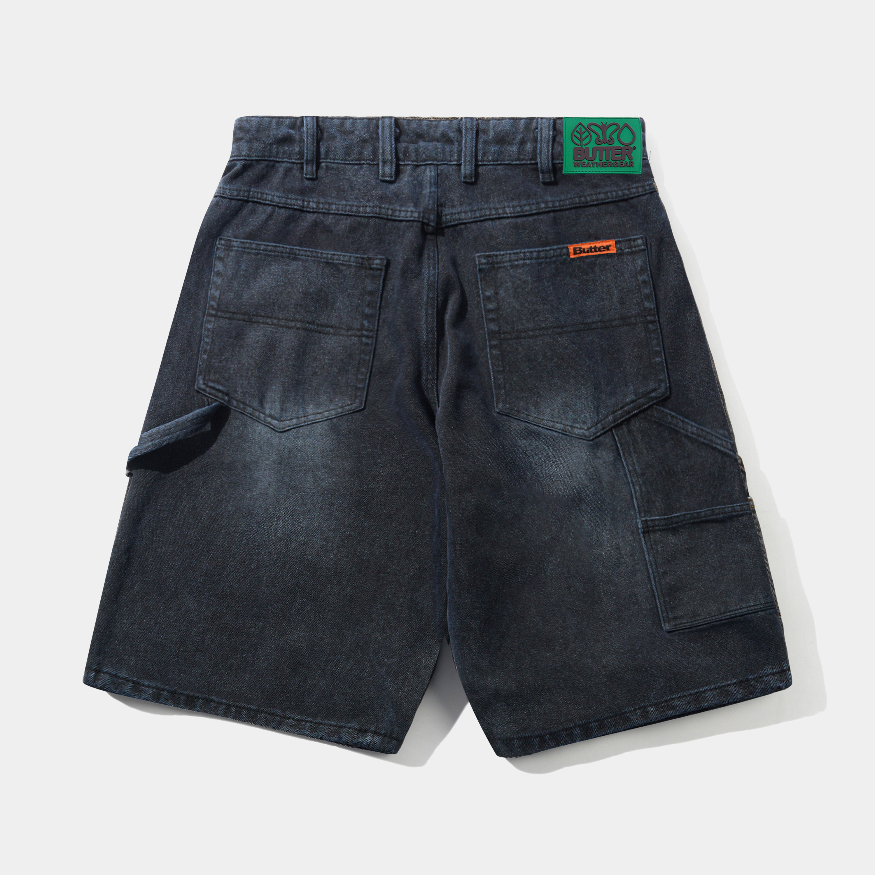 Butter Weathergear Denim Shorts Dark Navy Tint