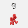 Gramicci Running Man Climbing Key Chain Red