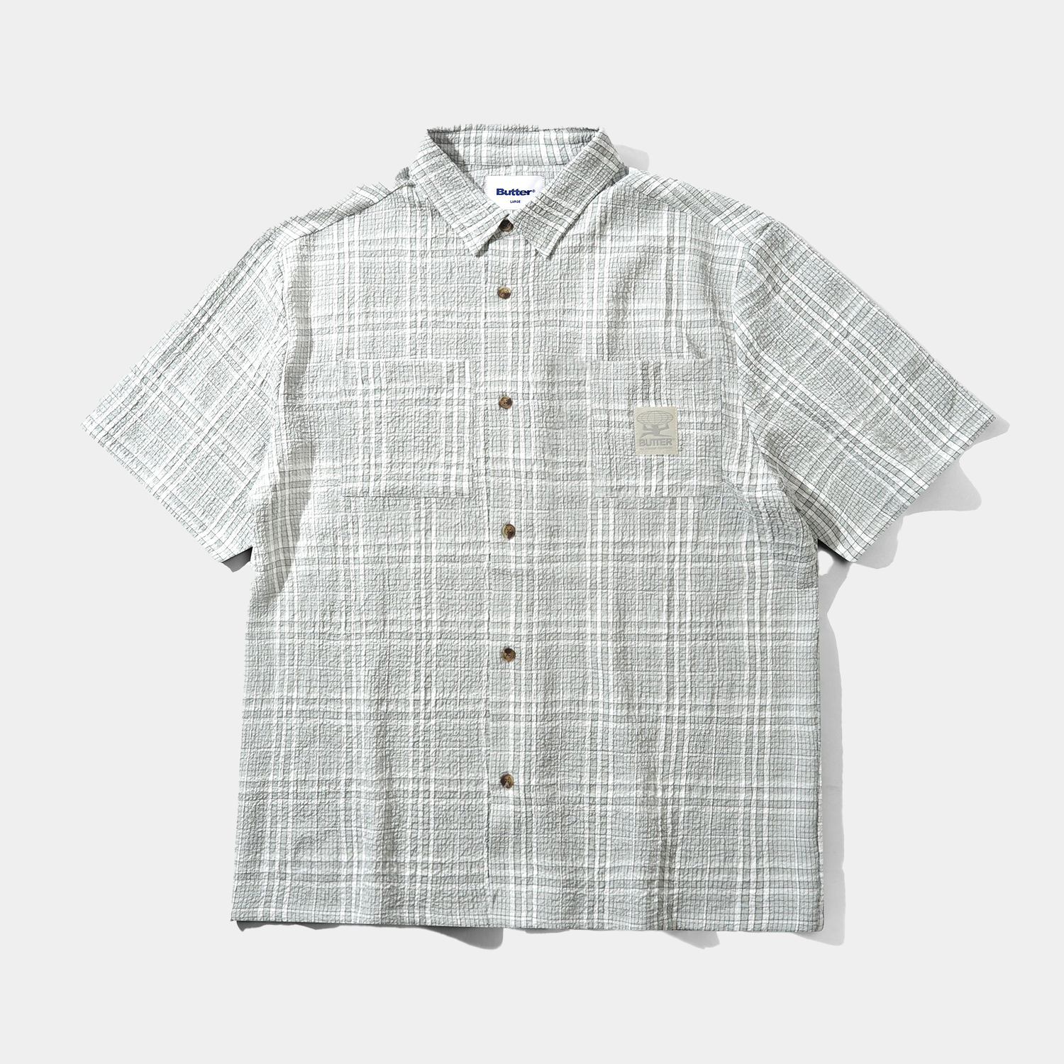 Butter Equipment S/S Shirt Light Grey