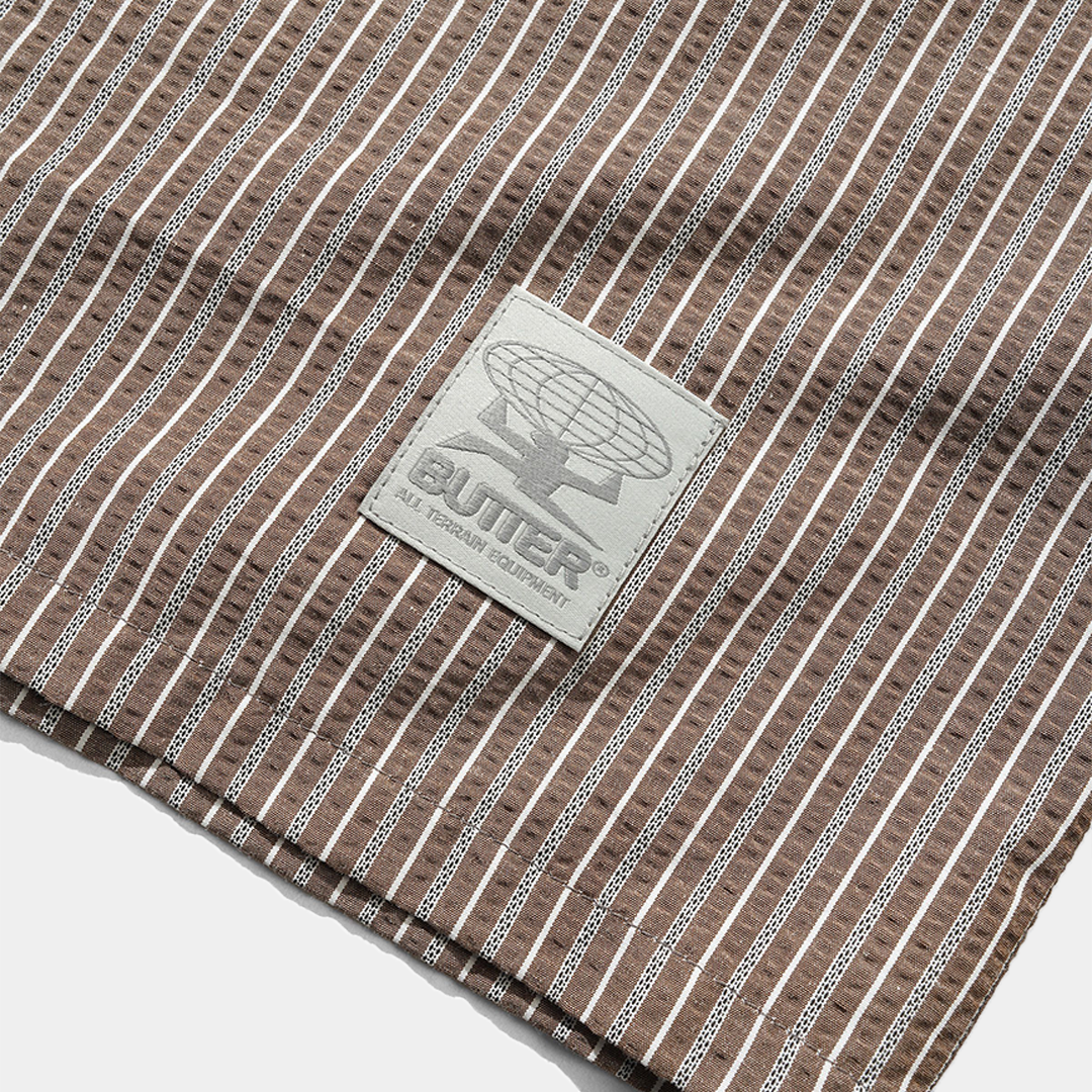Butter Equipment S/S Shirt Brown