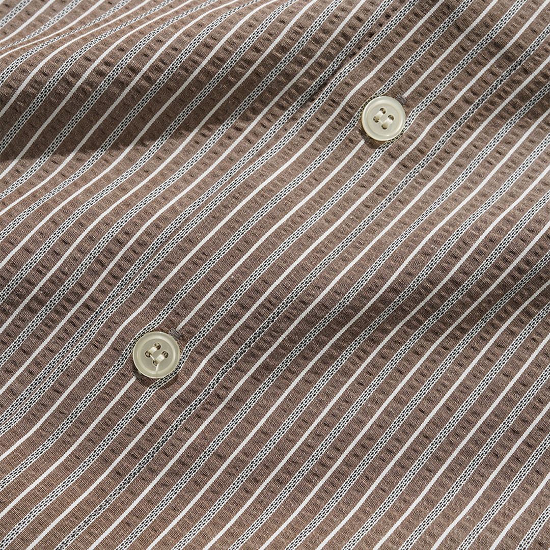 Butter Equipment S/S Shirt Brown