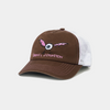 Butter x Daniel Johnston Eye Trucker Cap Brown