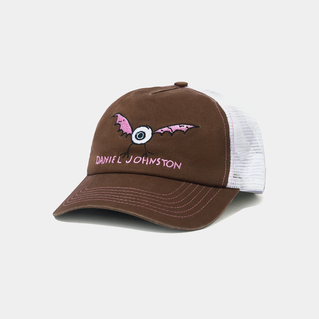 Butter x Daniel Johnston Eye Trucker Cap Brown