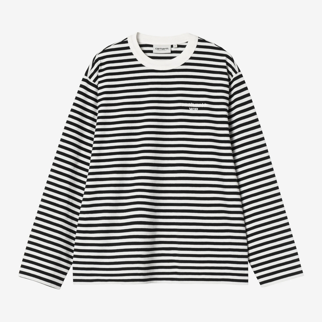 Carhartt WIP Women's L/S Ezra T-Shirt Black + Wax