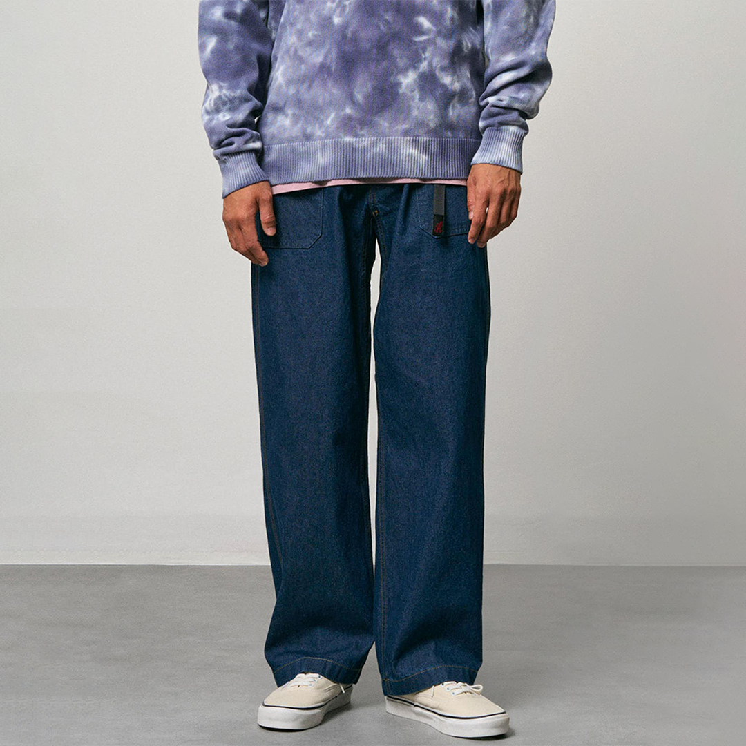 Gramicci Fatigue Denim Pant Rinsed Indigo