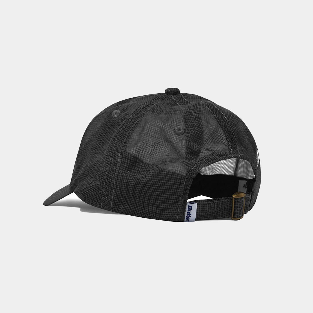 Butter Terrain Fine Mesh 6 Panel Cap Black