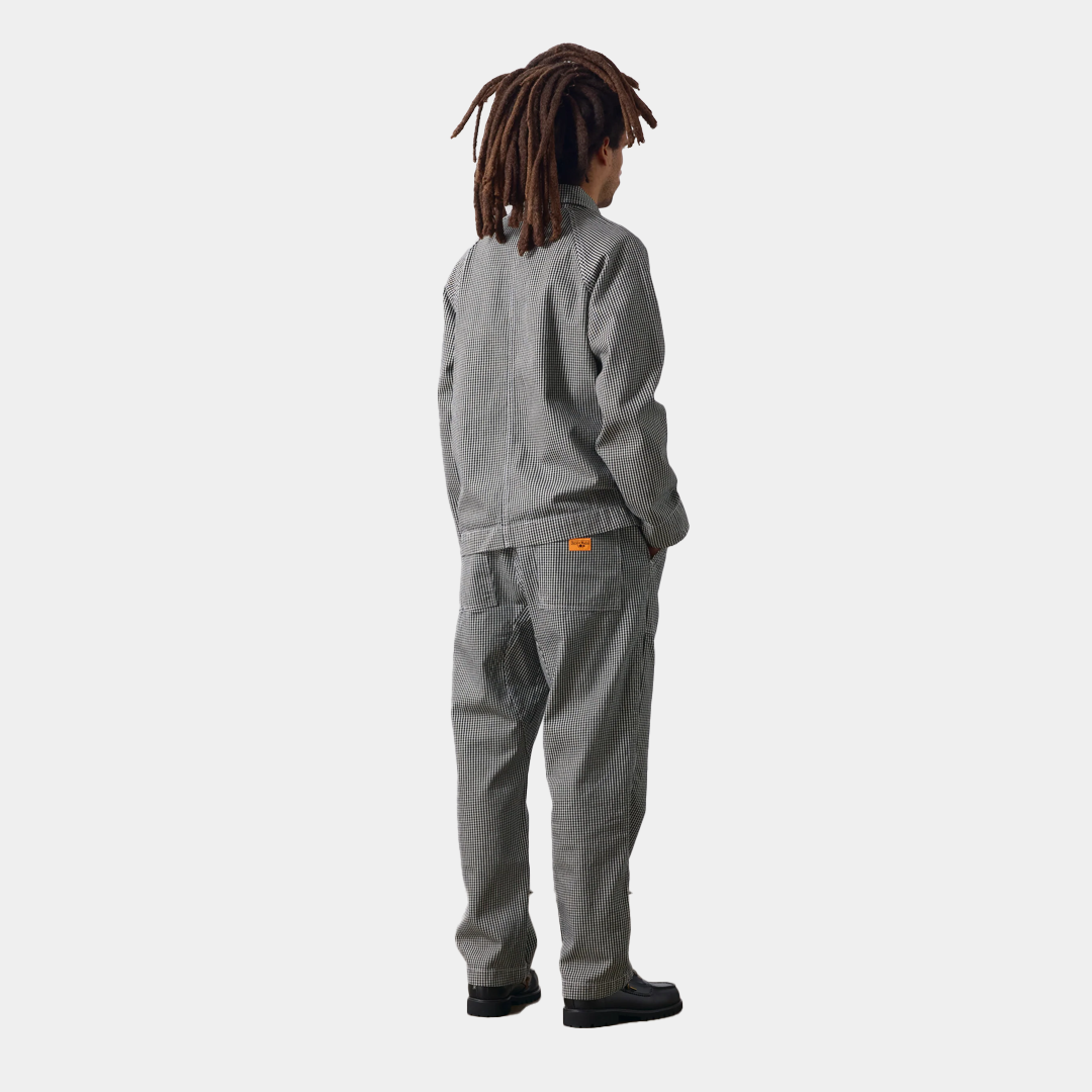 Service Works House Gingham Chef Pants Black