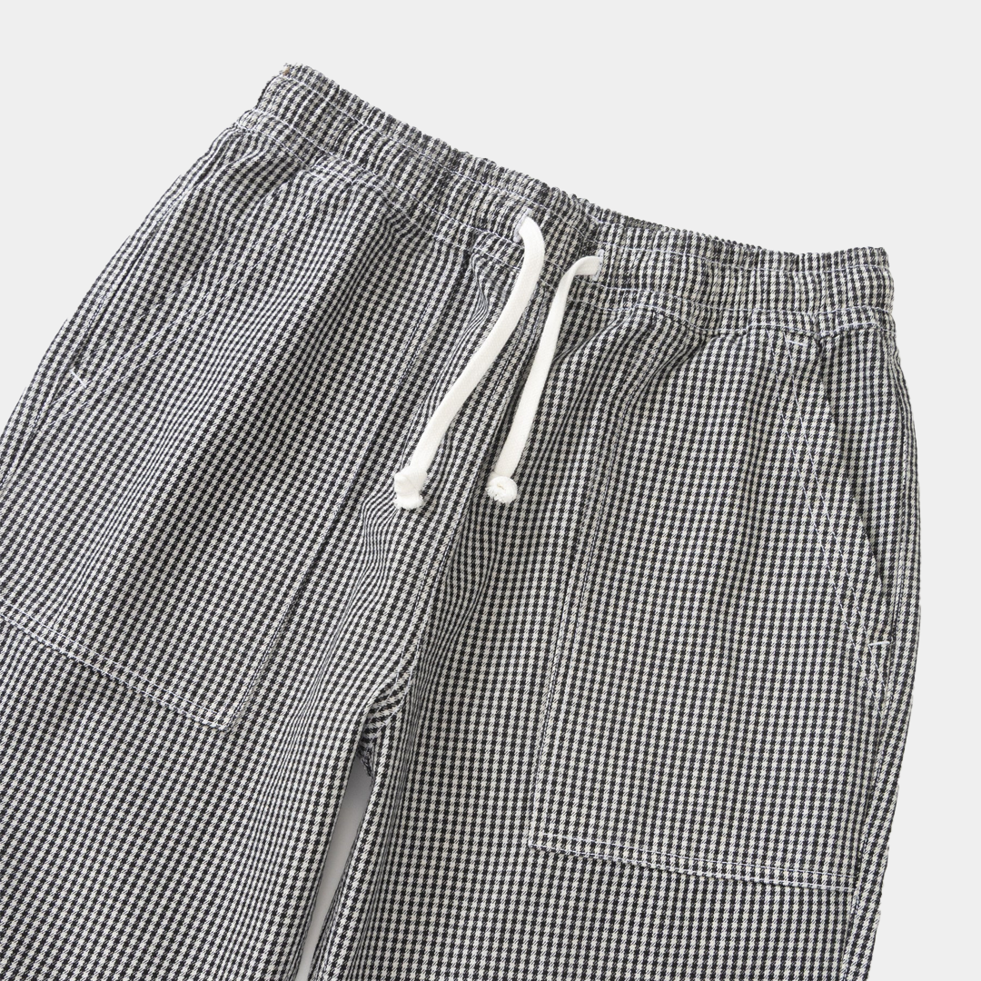 Service Works House Gingham Chef Pants Black