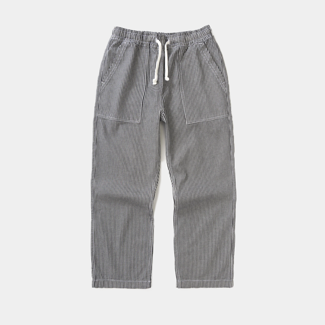 Service Works House Gingham Chef Pants Black
