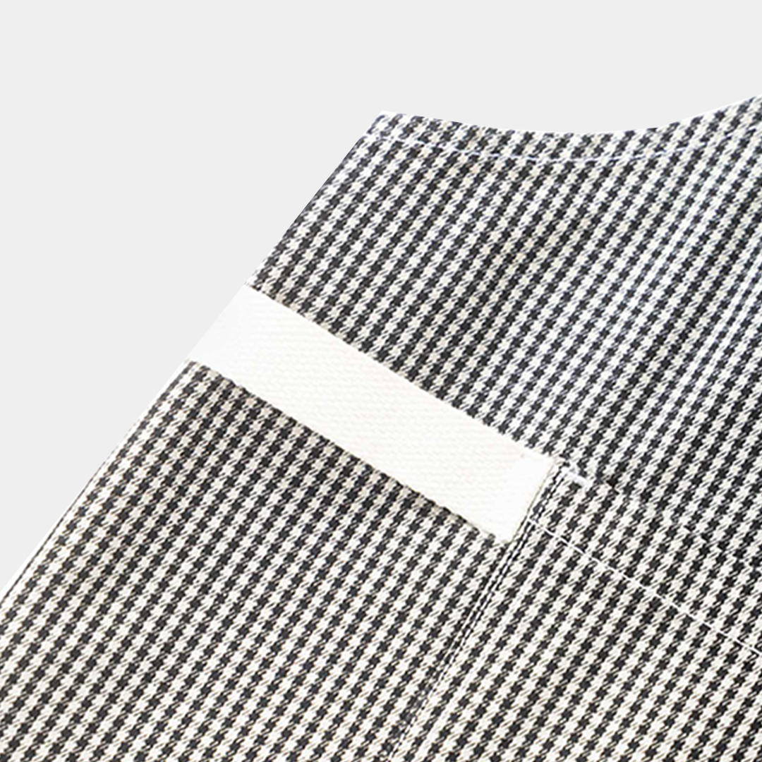 Service Works House Gingham Apron Black
