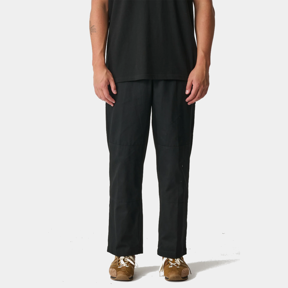 XLARGE Double Knee Gorilla Twill Pant Black