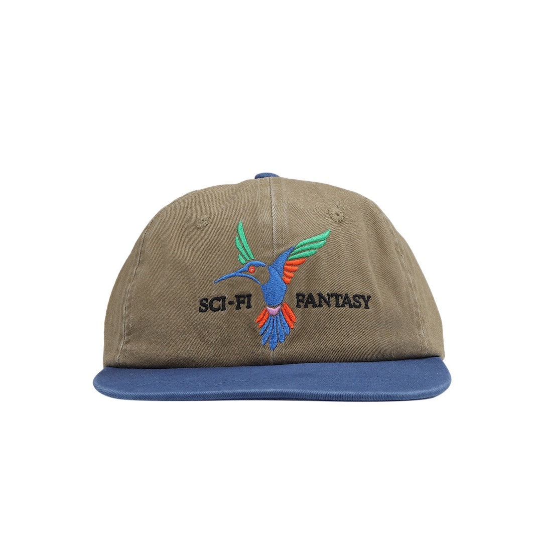 Sci Fi Fantasy Humming Bird Hat Olive + Navy
