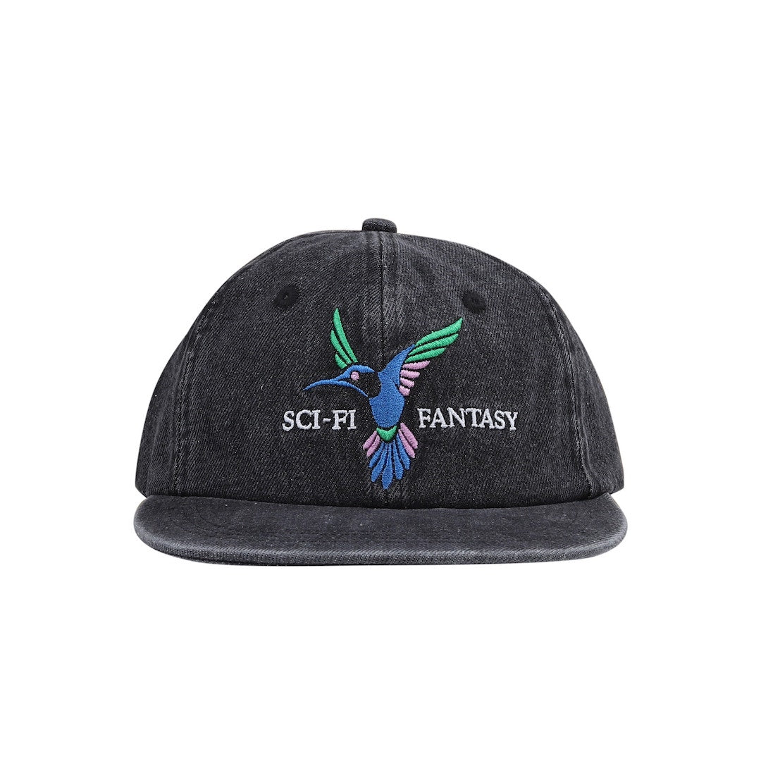 Sci Fi Fantasy Humming Bird Hat Black