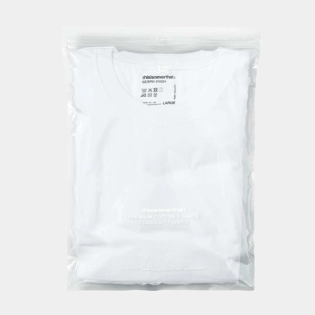 thisisneverthat 3 Tagless T-Shirts White
