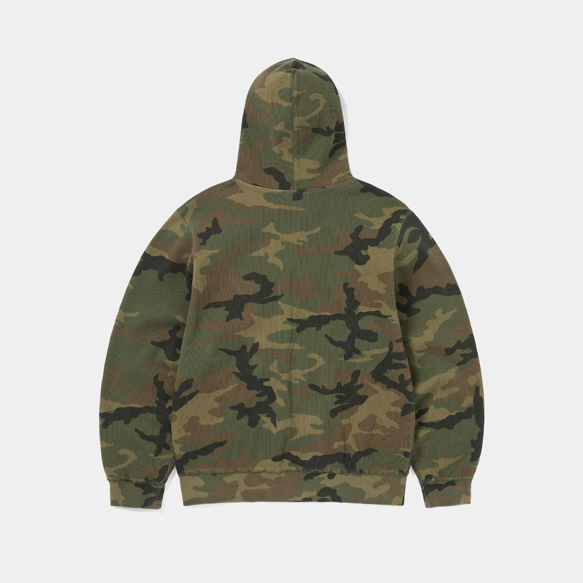 thisisneverthat Camouflage Thermal Zip Up Hoodie Camo