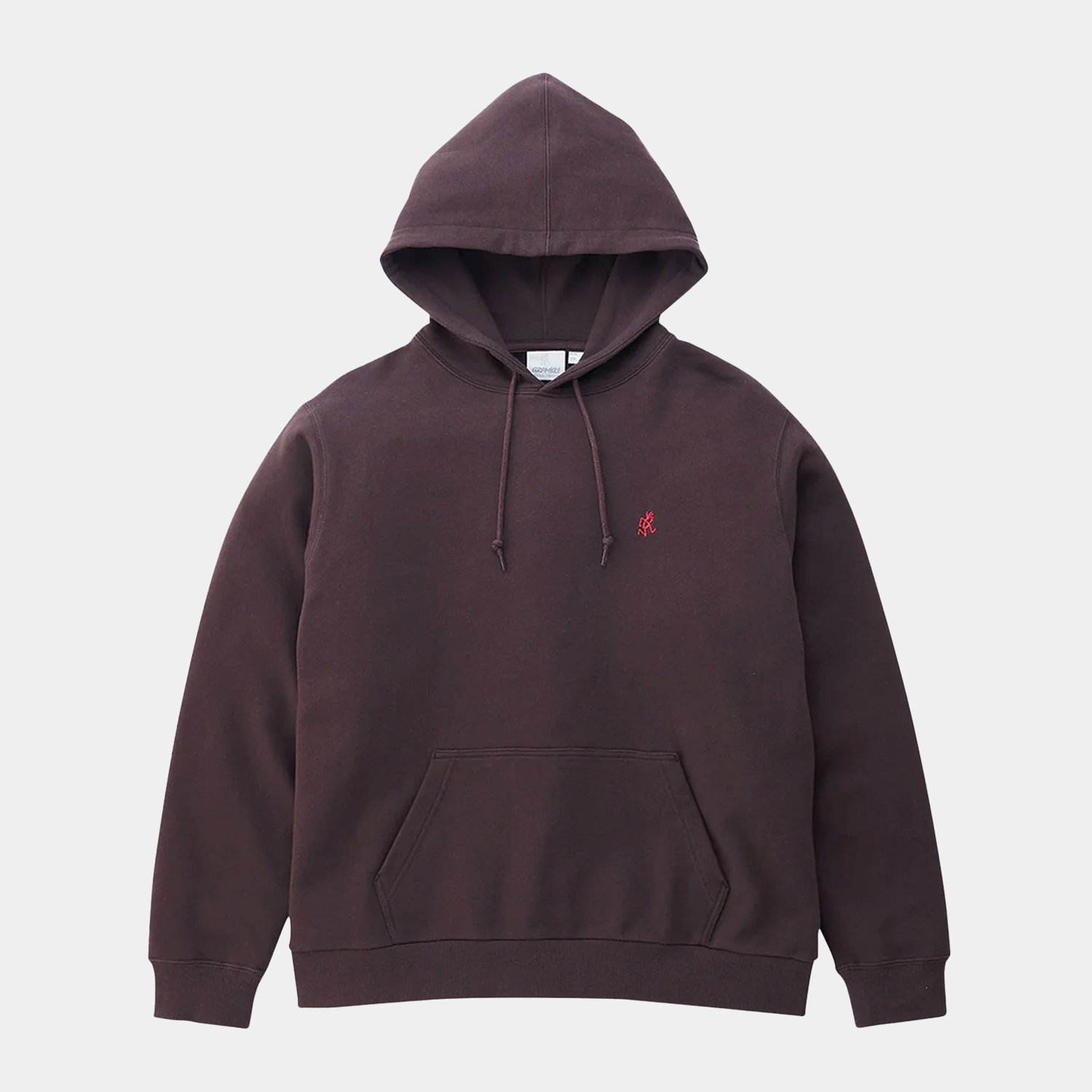 Gramicci One Point Hooded Sweatshirt Deep Brown