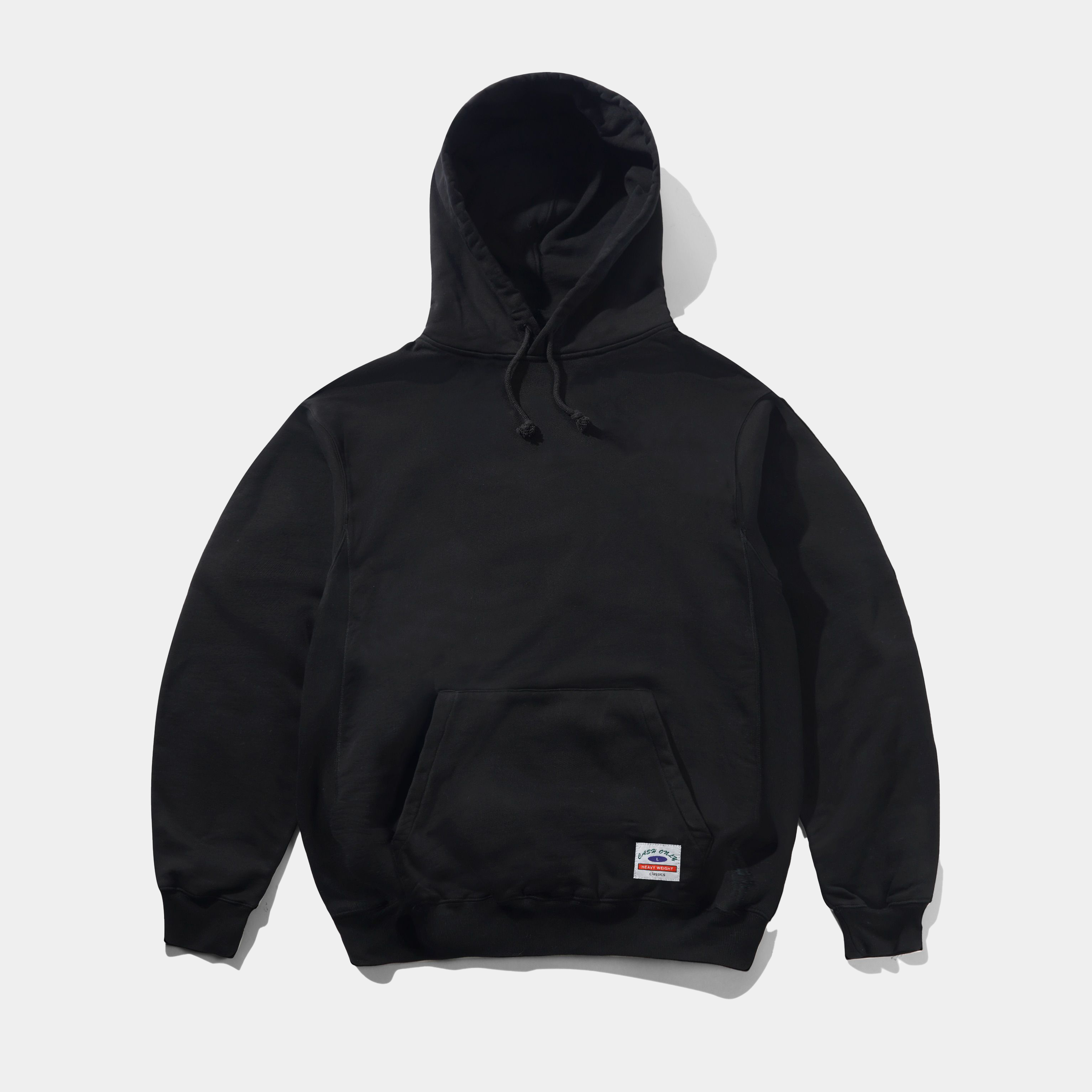 Cash Only Heavy Weight Pullover Hood Black