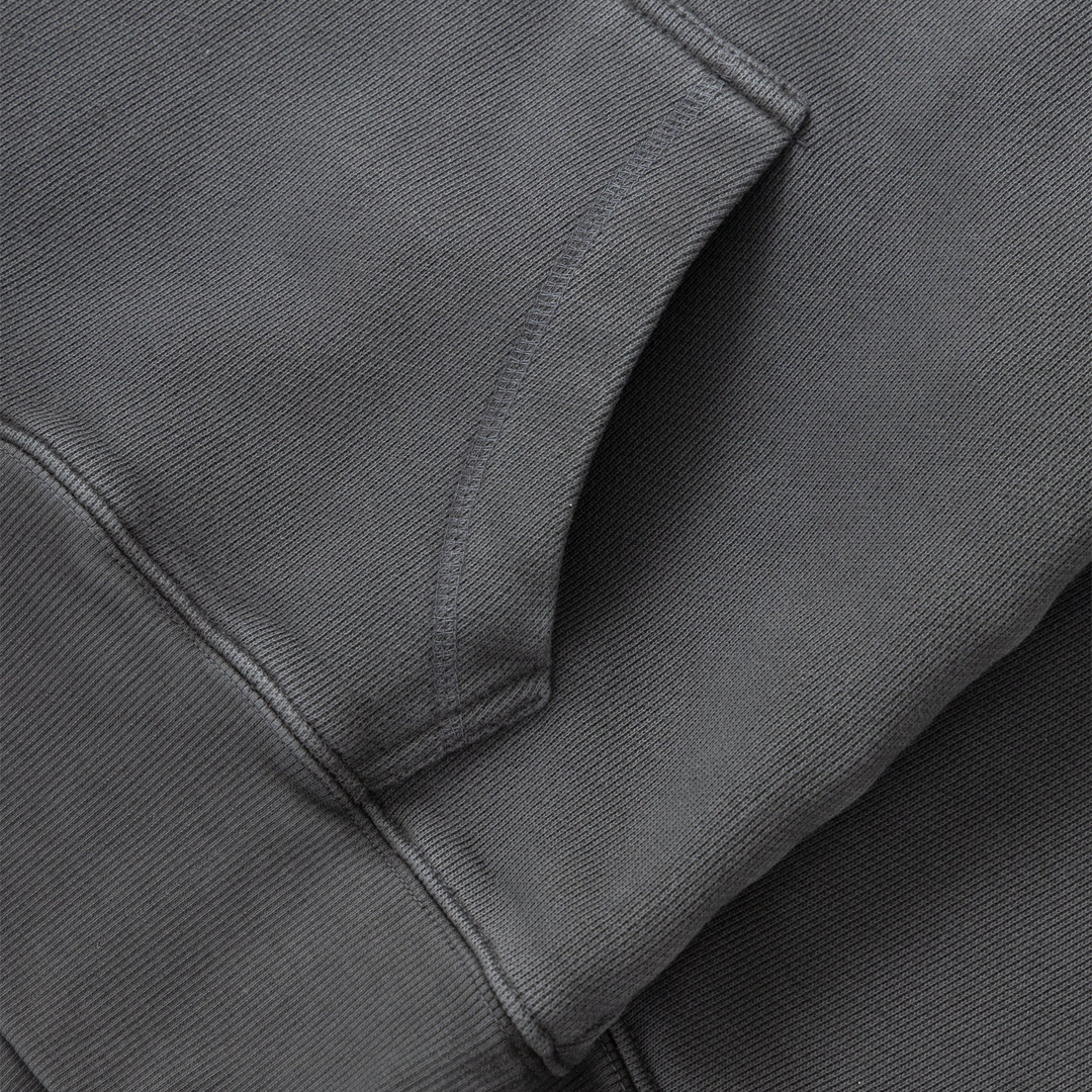 Power goods Loopback Hoodie Washed Black