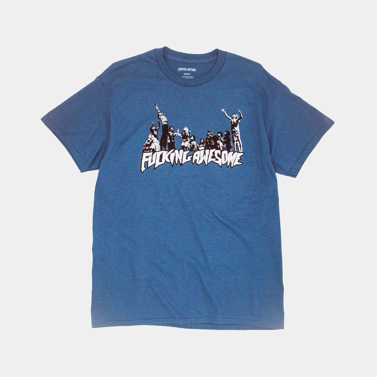 Fucking Awesome Hug The Earth Tee Light Blue