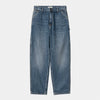 Carhartt WIP Women's Brandon Single Knee Pant Blue Dark Used Wash