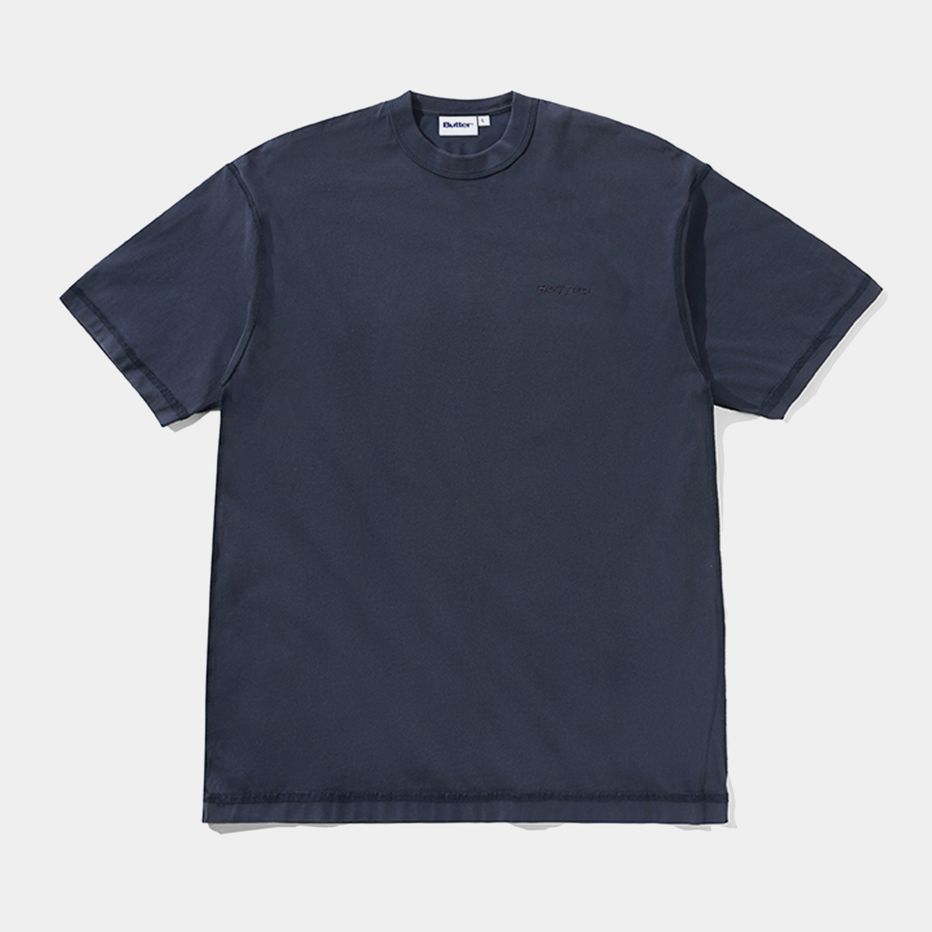 Butter Inside Out Tee Washed Navy