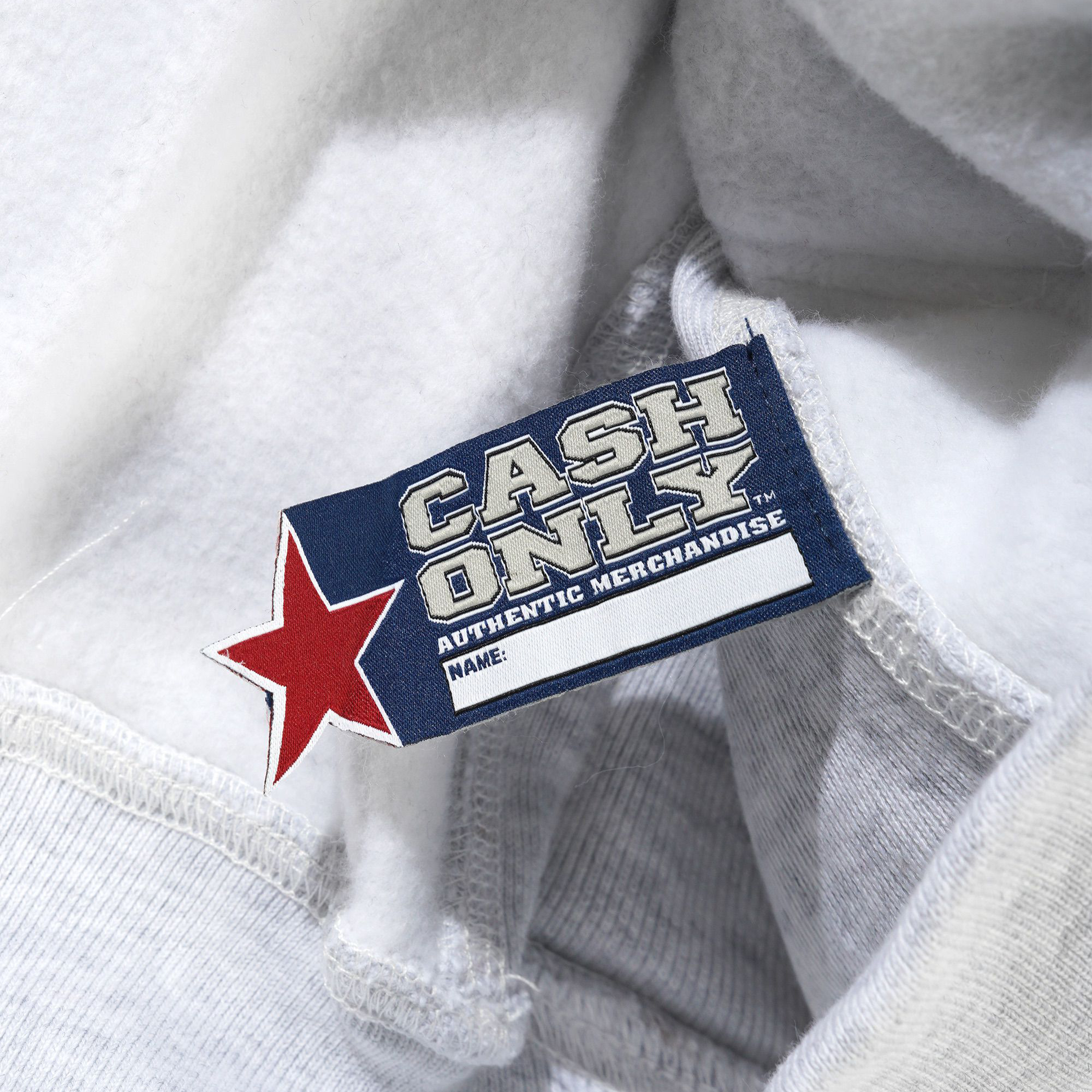 Cash Only Heavy-Weight Zip-Thru Hood Ash