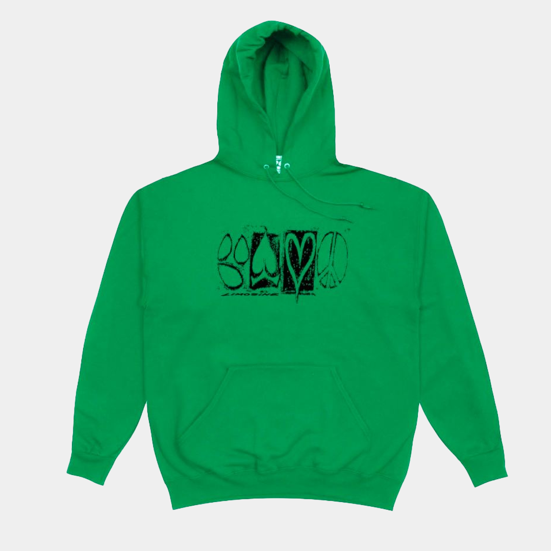 Limosine Symbol Hood Kelly Green
