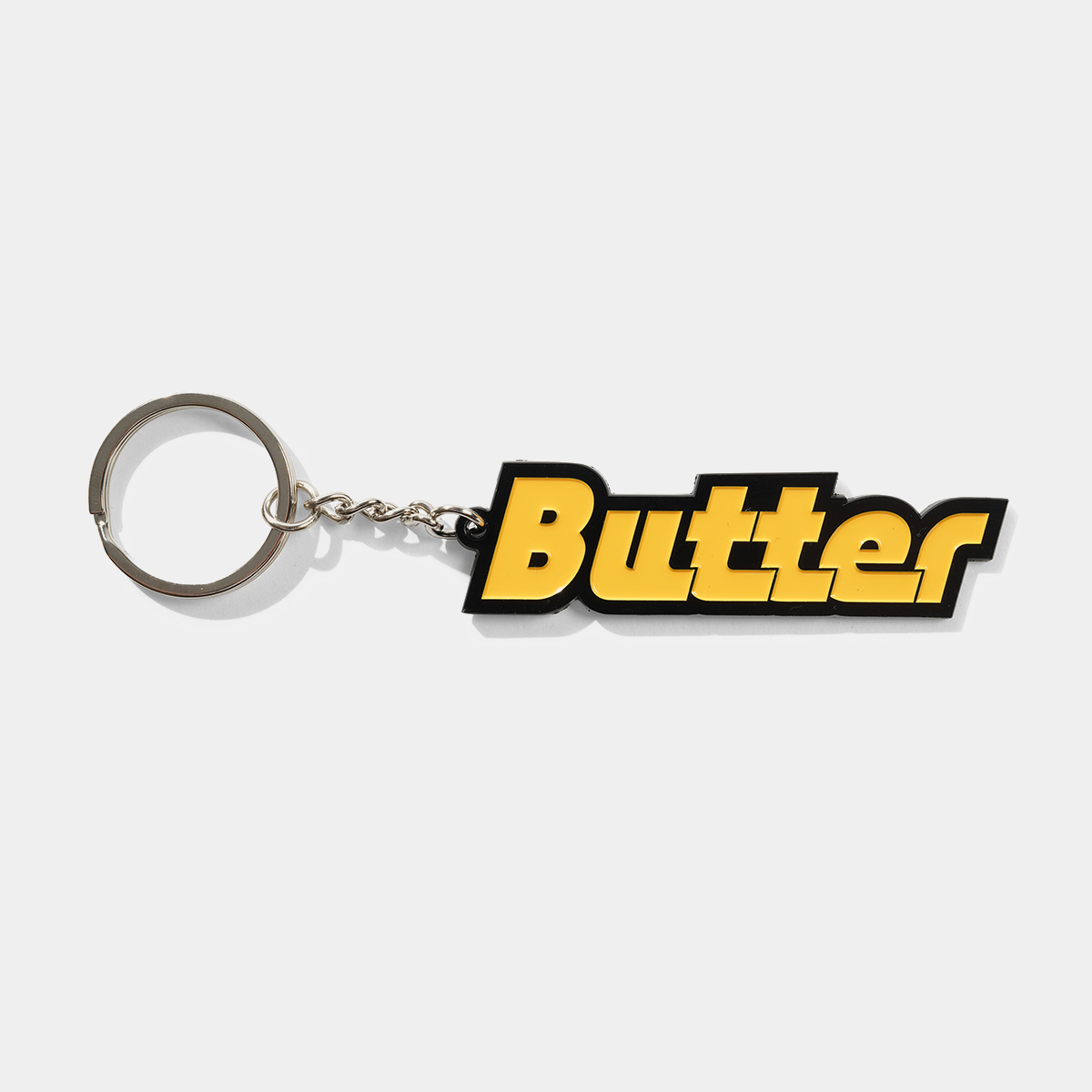 Butter Goods Transit Enamel Key Chain Yellow