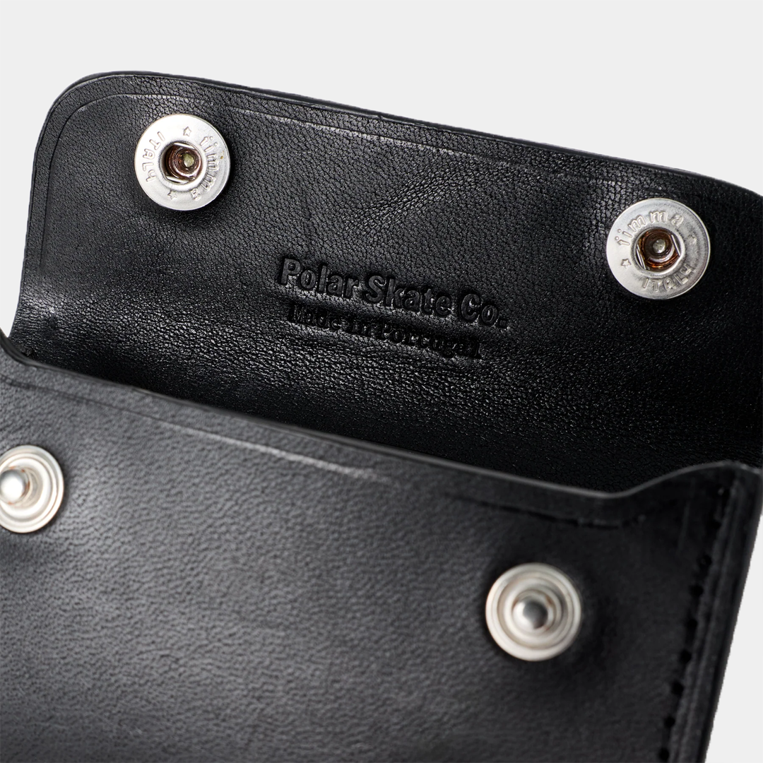Polar Skate Co. Marcel Flap Wallet Black