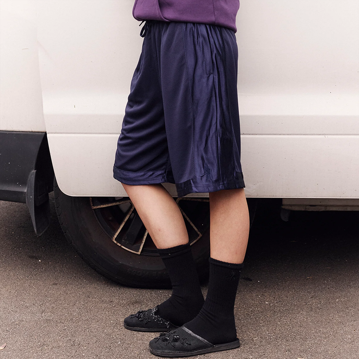 Pass~Port Mesh Casual Short Navy